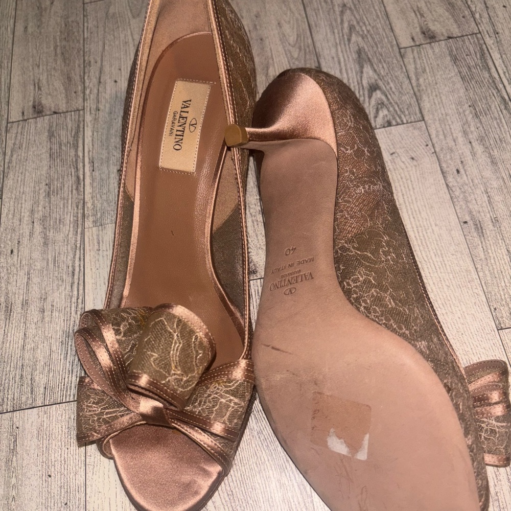 Valentino satin shoes